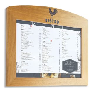 Menyskåp Wood (Rund)