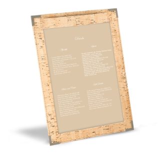 Menyplatta Kork (Fönster)