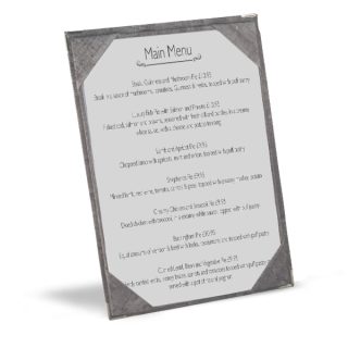 Menyplatta Kork (Menyhörn)