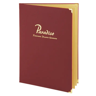 Menypärm Signmaster Premium Designleder A4 - 14 sidor